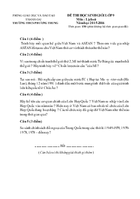 Đê thi hoc sinh gioi lơp 9 môn  lich sư năm hoc 2015-2016